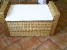 Geplochtene -Sitz-Wäschebank 