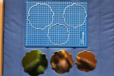 3  Stanzschablonen Metall Rahmen  Aufleger Kartenbasteln Scrapbooking