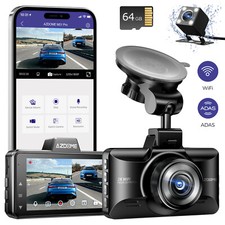 AZDOME 3K 3" Dash Cam WiFi ADAS 2K+1080P Front Heck Auto DVR Nachtsicht G-Sensor