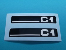 Hercules C1 Trittbrett Aufkleber Herkules Verkleidung Sticker Dekor Schriftzug