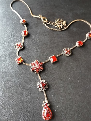Vintage halskette mit - vintage,