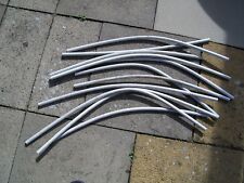 12 Kunststoffrohre ca. 70cm lang, Innendurchmesser ca. 13mm, EN16,leicht gebogen