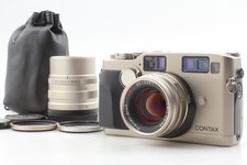 2 Objektive [fast neuwertig] Contax G2D G2 D Filmkamera 45 mm f2 90 mm f2,8...