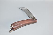 Altes Gartenmesser Hakenmesser Hippe Taschenmesser Klappmesser Fach #H2V