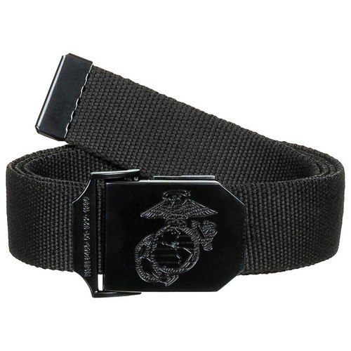Usmc gürtel schwarz 3 - usmc, schwarz,