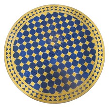 Mediterraner Mosaiktisch Rund