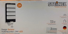 Steinel Sensor Außenleuchte 7,5W LED-Lampe L 244 LED Anthrazit Außenstrahler