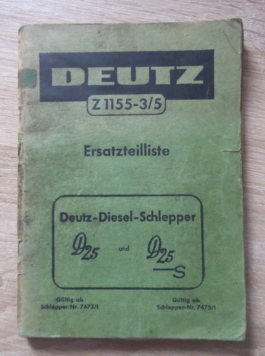 Deutz schlepper d25 s - deutz, +