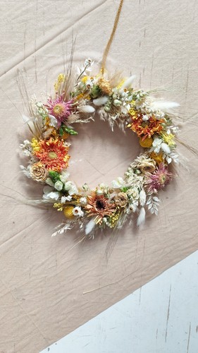 Trockenblumenkranz türkranz - trockenblumenkranz,