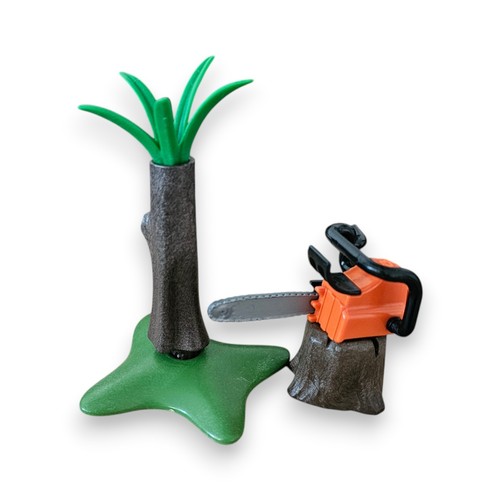Playmobil baum motorsäge wald - motorsäge,