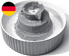 Katzenbrunnen Keramik, 2.1L Trinkbrunnen Für Katze Keramik, Leise Wasserspender 