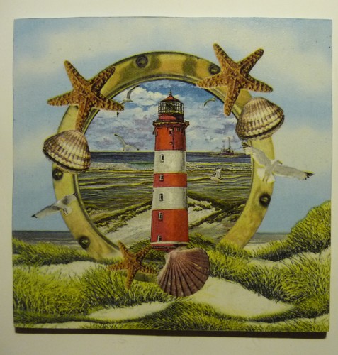 Deko hdf maritim leuchtturm - hdf,