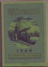 Ostfriesland kalender 1968 - ostfriesland,