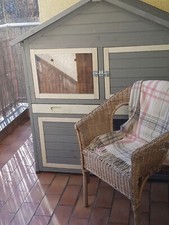 Kaninchenstall mit Wärmedämmung