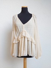 Apricot creme beige Punkte