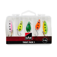 DAM Trout Pack 1 incl.Box 5 Stück 2-4 gr Forelle Barsch
