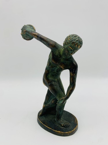 Bronze statue diskus werfer - bronze,