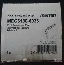 Merten MEG6180-6036 KNX Tastsensor Pro, Edelstahl, System Design