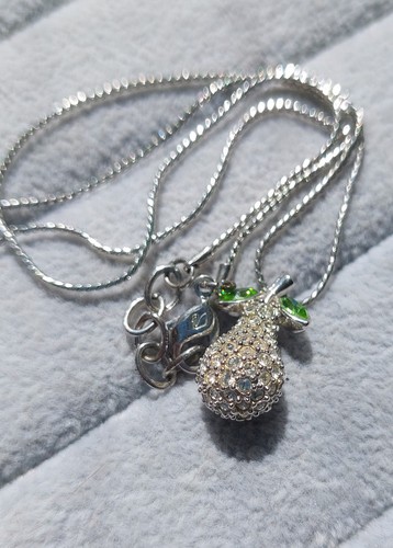 Swarovski halskette mit birnen - halskette,