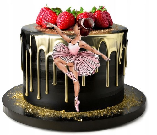 Ballerina ballett 14x10cm - ballerina,