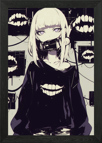 Anime mädchen mit grinsenden - anime,