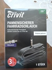 crivit Universal Fahrradschlauch pannensicher 28" 28/47-622/635 Blitzventi