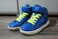 Schuhe Halbhohe Stiefel Sneaker blau grün H&M Gr. 26 Lackschuhe