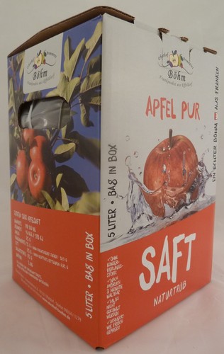 Apfelsaft naturtrüb 4x5 - apfelsaft,