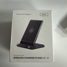 INIU Wireless Charger Stand 15W Qi Kabelloses Ladestation, handyhalterung 