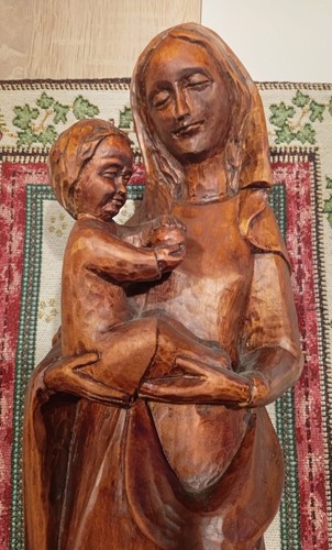 Muttergottes mit kind holz - mit, 50