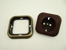 Busch Jaeger Abdeckung Rahmen Lx Braun Mahagonibraun Steckdose