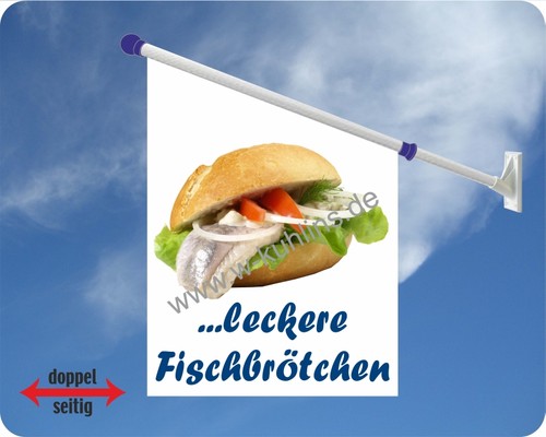 Flagge fisch fischbrötchen - flagge,, fisch,
