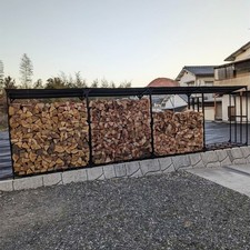 Kaminholzregal Metall Brennholz Unterstand Feuerholzregal Feuerholzständer Außen