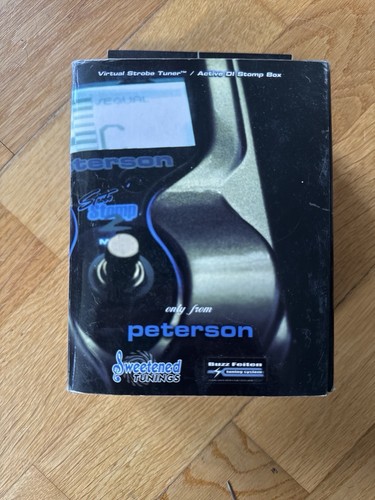 Peterson strobe stomp - stomp, tuner
