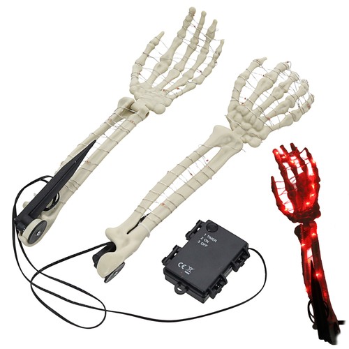 Led skelett hände halloween - led,