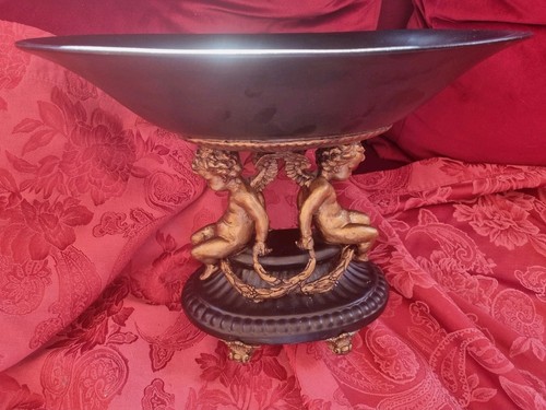 Art deco tafelaufsatz - art, tafelaufsatz-schale