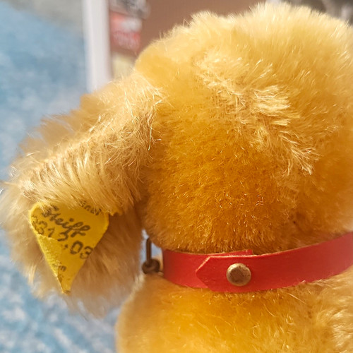 Steiff hund stofftier 1617 - steiff,