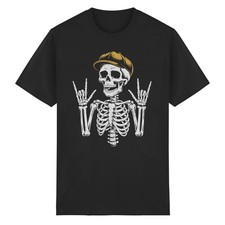 Rocker Skelett T-Shirt mit