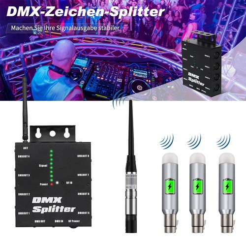 192 kanäle dmx512 - kanäle,