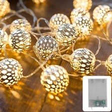 CozyHome Orientalische Marokkanische Lichterkette –5 Meter | batterie-betrieben 