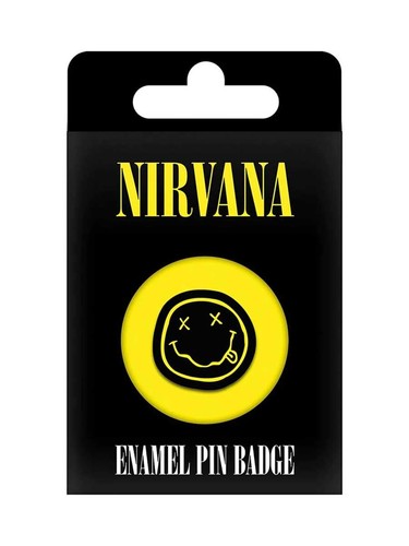 Nirvana anstecker smiley - nirvana,