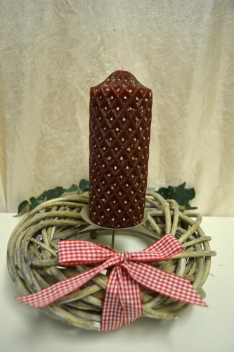 Adventskranz shabby weide - ,