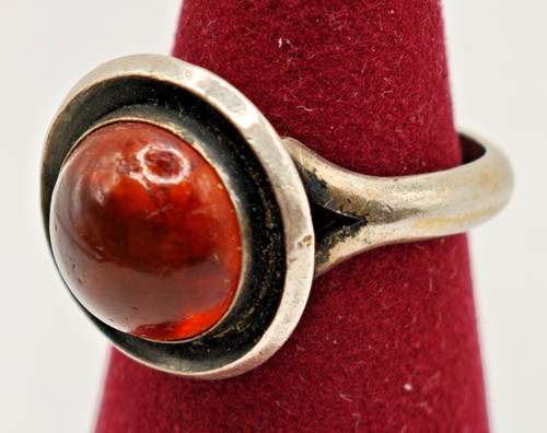 Design silberring bernstein - design,
