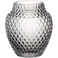 Leonardo Poesia Vase grau bauchig H 11cm Blumenvase Tischvase Dekovase Windlicht