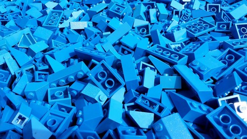 100 blaue lego basic - blaue, lego®