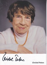 Autogramm - Christel Peters