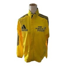 adidas Laufjacke 34. REAL Berlin Marathon 2007 gelb Frauen Gr. S VINTAGE