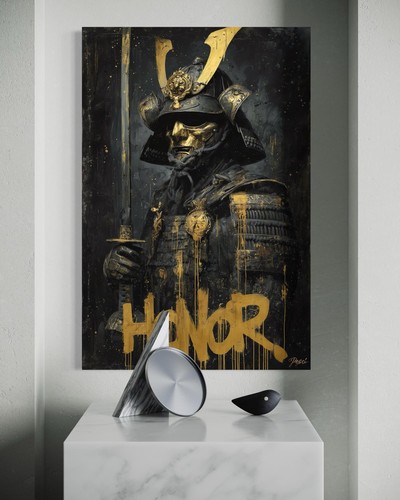 Leinwand bild samurai - leinwand,