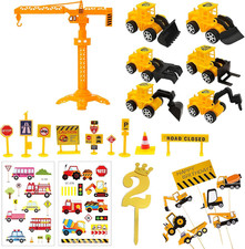 26 Stück Bagger Deko