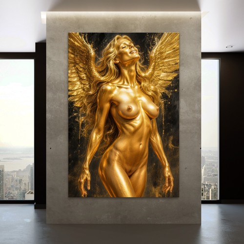 Wandbild golden erotik - wandbild,,